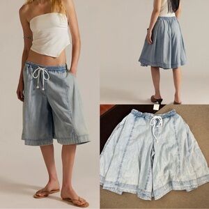 Free People Distant Lover Culotte Shorts